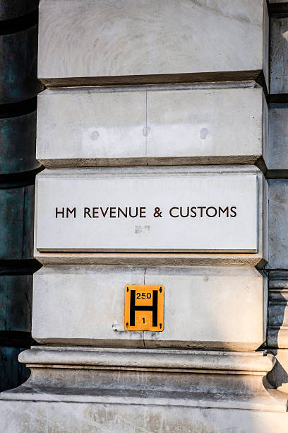 HM Customs and Revenue Building in London stock photo