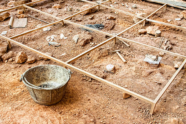Archaeological excavation Archaeological excavation archaeology stock pictures, royalty-free photos & images