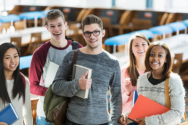 istock Group of students in the library 538650465