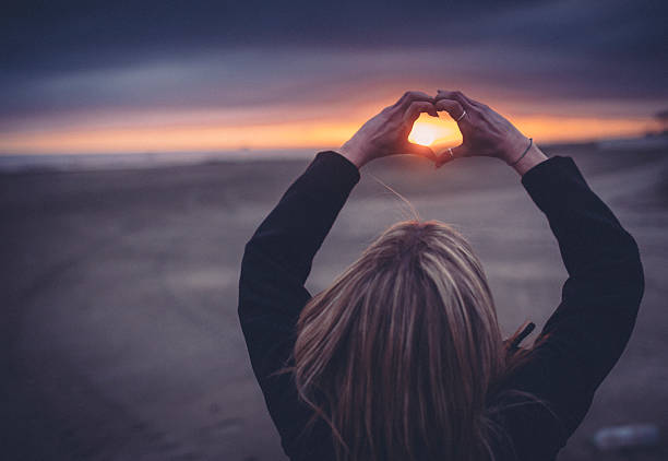 istock Woman Making Heart Symbol with hands 538651807