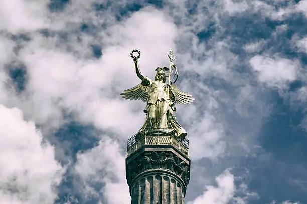 The Victory Column (in German: Siegessäule) in Berlin, The Berlin Victory Column was erected to commemorate the Prussian victory in the Danish-Prussian War. It was inaugurated on 2 September 1873.