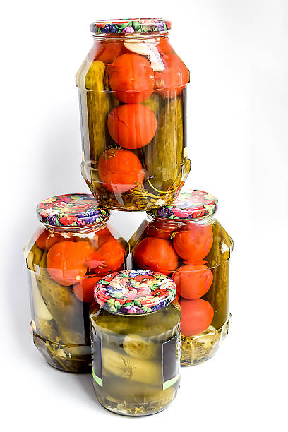istock Glass jars of pickles 538666108