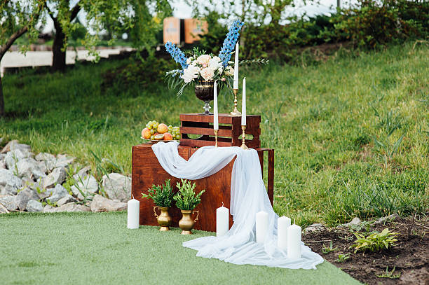 istock Wedding photo zone. decoration. 538670060