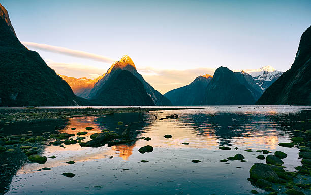 istock Dawn At Milford Sound 538670462