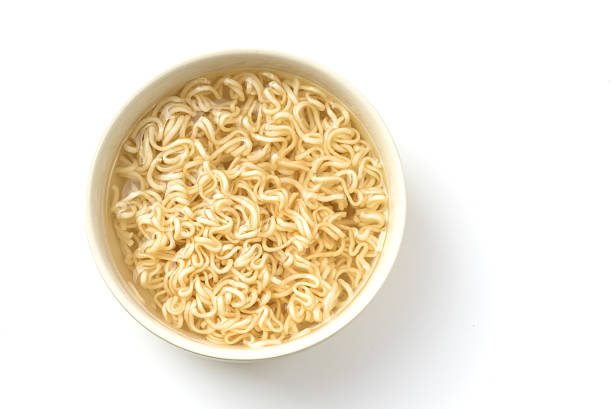 istock Asian food, Instant noodles on white background 538670594