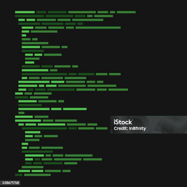 Program Code Listing Abstract Programming Background Vector Stock ...