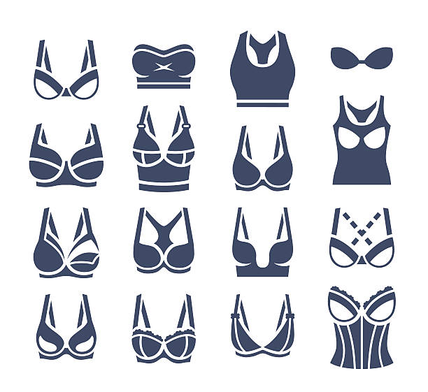 Icon Types Bra Kinds Bras Stock Vector (Royalty Free) 465885386