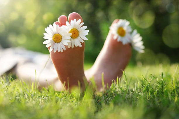 istock Child lying in meadow relaxing in summer sunshine 538673724