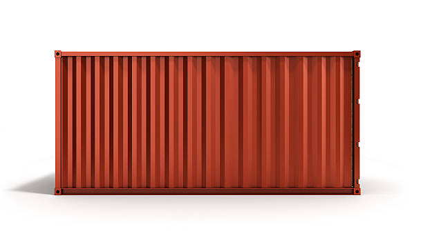 istock 3d rendering of a red shipping container 538673924