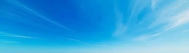 Photo of blue sky over Sardinia