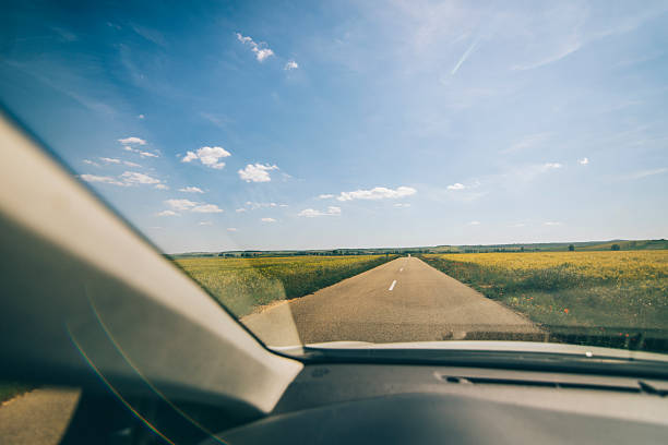 istock Driving on a narrow road 538678726