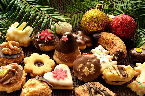 istock Christmas sweets, cookies and decoration 538681765