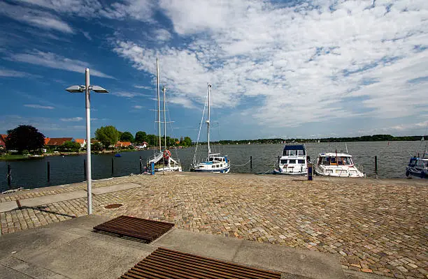 Photo of yachts in the port