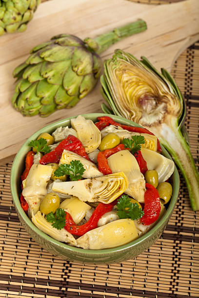 Artichoke, Olive, and Roasted Pepper Antipasto