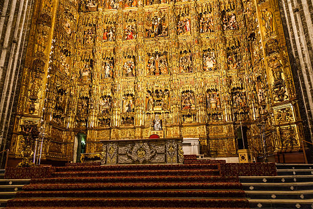 istock Main Altar in Seville Cathedral 538684511
