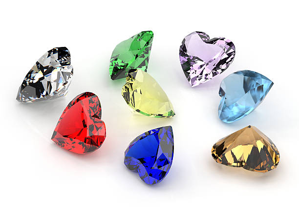 istock Background with set of many different gemstone 538684661