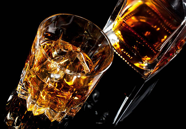 istock Glass and decanter of whiskey 538686281