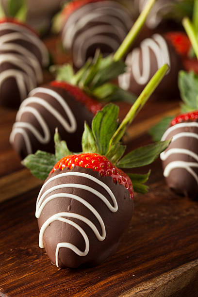 istock Homemade Chocolate Dipped Strawberries 538687649