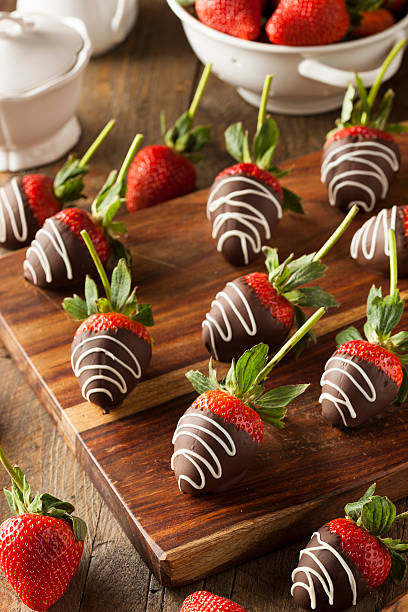 istock Homemade Chocolate Dipped Strawberries 538687651