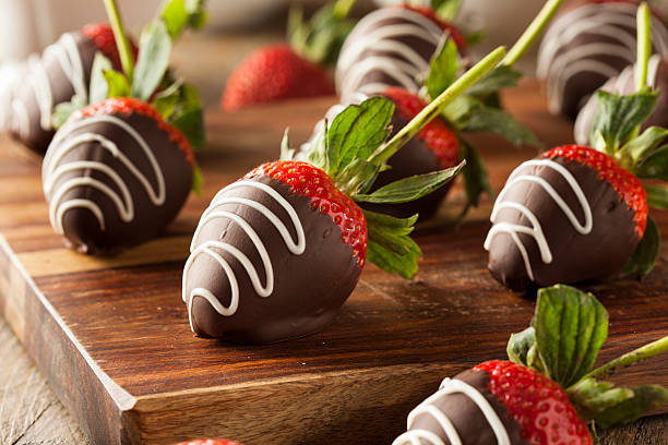 istock Homemade Chocolate Dipped Strawberries 538687653