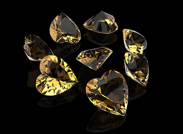 istock Background with set of many different gemstone 538687875