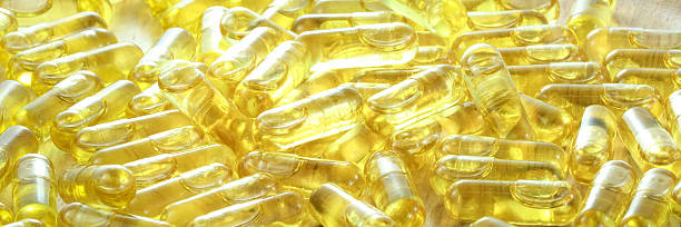 istock capsules from Fish Oil on white background 538689131
