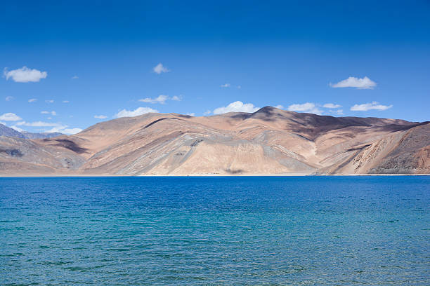 istock Pangong lake , the highest salt water lake 538689733