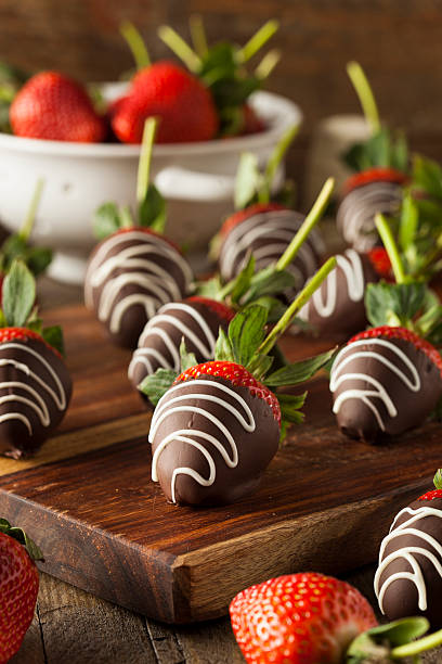 istock Homemade Chocolate Dipped Strawberries 538690639