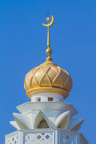 istock Golden top of mosque 538690723