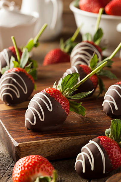 istock Homemade Chocolate Dipped Strawberries 538690841
