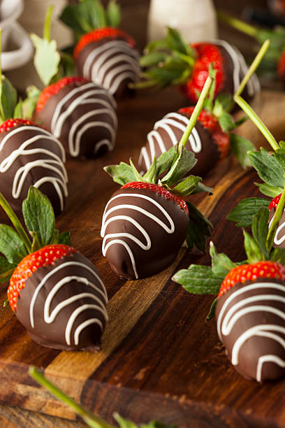 istock Homemade Chocolate Dipped Strawberries 538690863