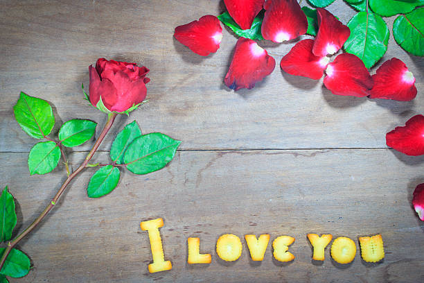 istock Happy Valentine's Day  with word I Love You 538702303