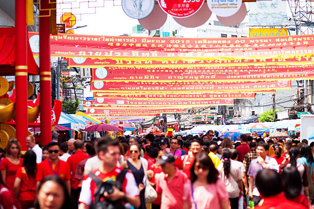 istock Crowd at chinese new year 538702589