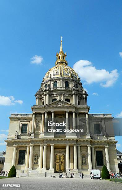 Les Invalides Paris Stock Photo - Download Image Now - 2015, Architectural Column, Architectural Dome