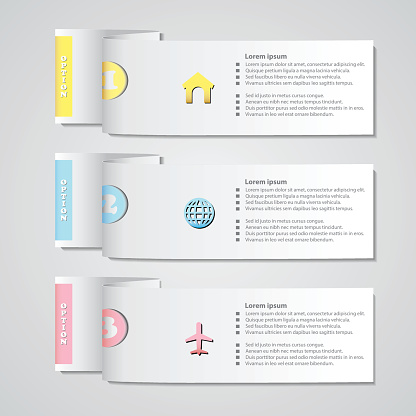 Paper infographic Elements