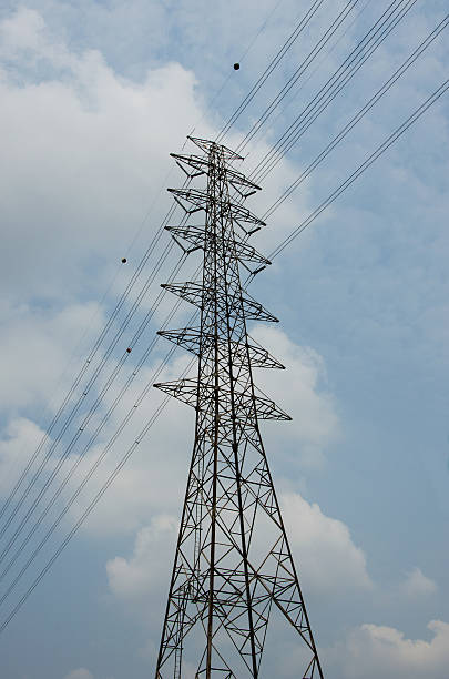istock electricity high voltage pole and sky 538703769