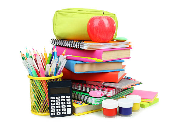 istock School supplies isolated on white 538704465