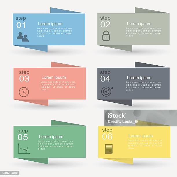 Vector Colorful Info Graphics For Your Business Presentations Stock Illustration - Download Image Now