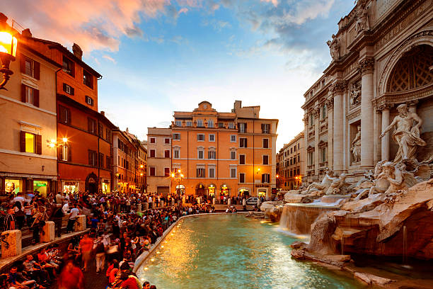 Trevi Fountain in Rome, Italy