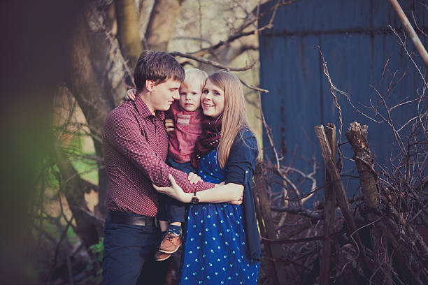 istock Young Family with son 538709047
