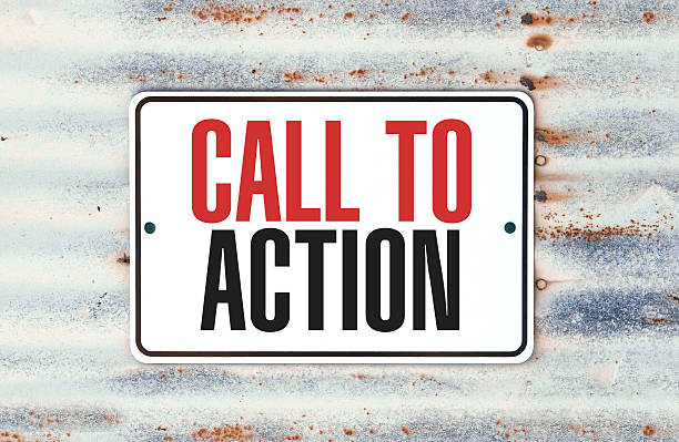 Call To Action A sign that says "Call To Action." animal call photos stock pictures, royalty-free photos & images