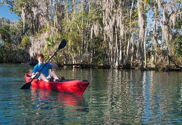 istock Teenage Redhead Boy Kayaking 538722597
