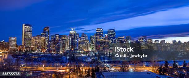 Calgary Skyline Stock Photo - Download Image Now - 2015, Alberta, Architecture