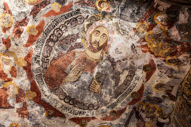istock Painting on Sumela monestry in Trabzon 538724043