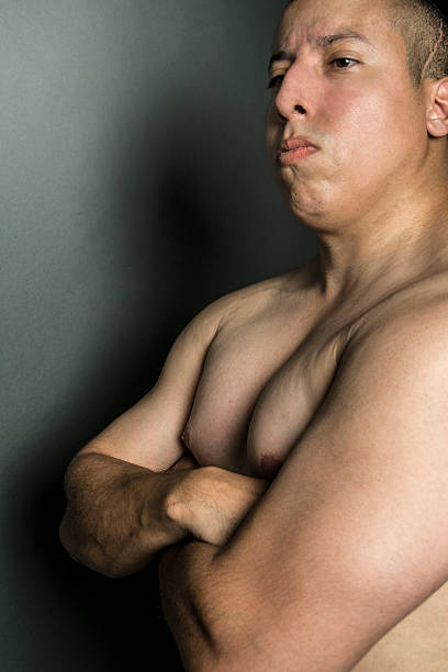 istock Angry Male Caucasian In Muscular Pose 538724127