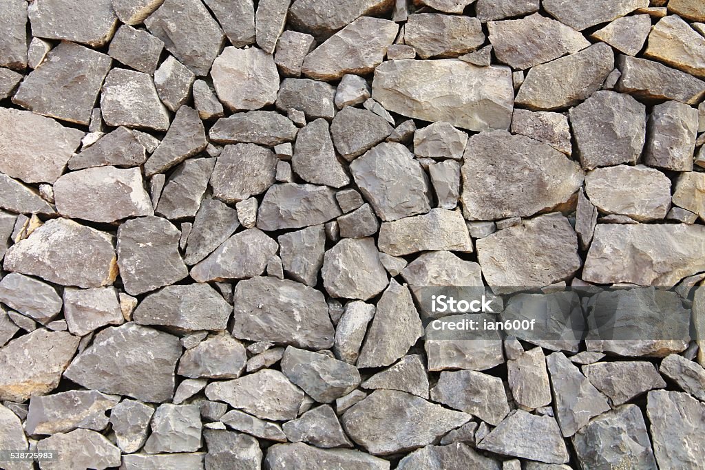 Random Rocks Walls Random Sized Stone Wall Background Stock Photo - Download Image Now ...