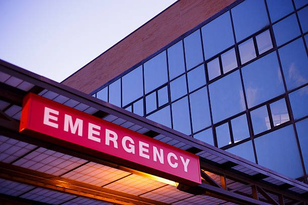 Emergency Department An emergency department sign. entrance sign photos stock pictures, royalty-free photos & images