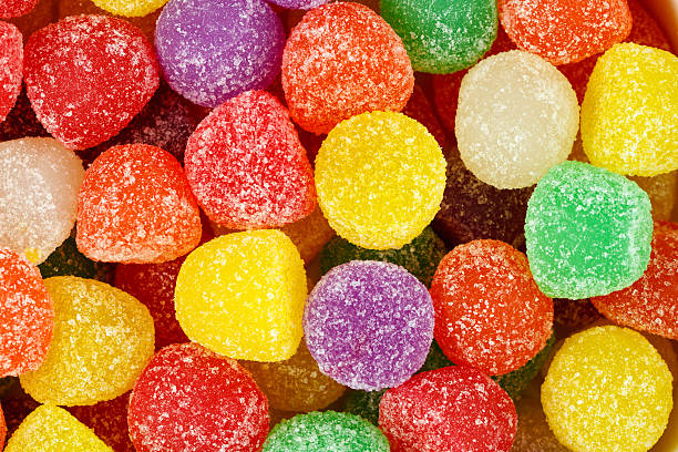 Close up of assorted multicolored gum drops Close up of assorted multicolored gum drops. gum drop photos stock pictures, royalty-free photos & images