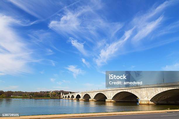 Arlington Memorial Bridge Across Potomac River Stock Photo - Download Image Now - Highway, Virginia - US State, 2015