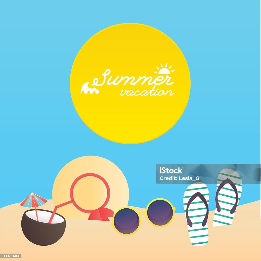 Computer Poster Summer Summer Poster Vector Stock Illustration - Download Image Now - 2015 ...